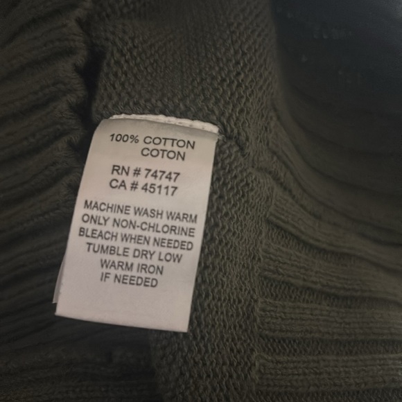 Natural reflection polo cottagecore ribbed waist sweater Large - Picture 8 of 9